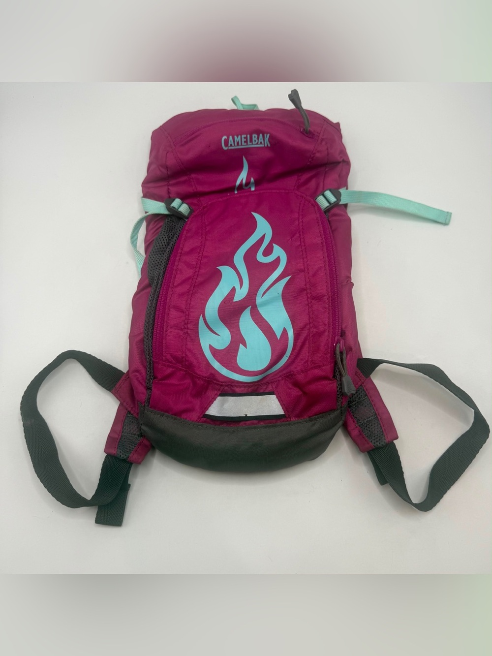 CamelBak Kids Hydration Backpack Pink Aqua Hiking Cycling Small Pack